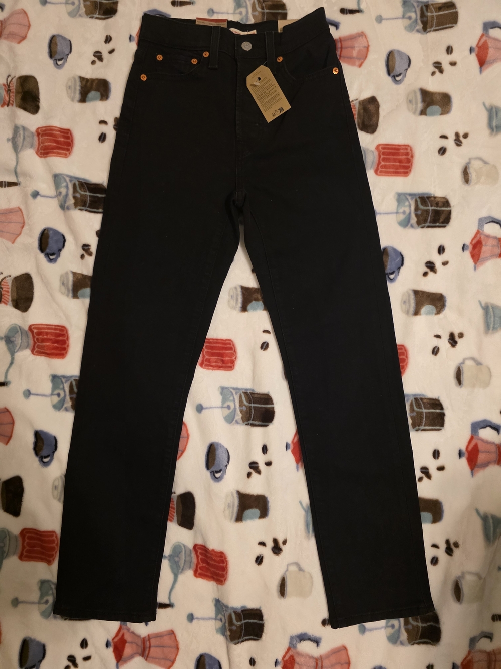 Levi’s Wedgie Straight Women’s High Rise Jeans - Black NWT (Size 24)